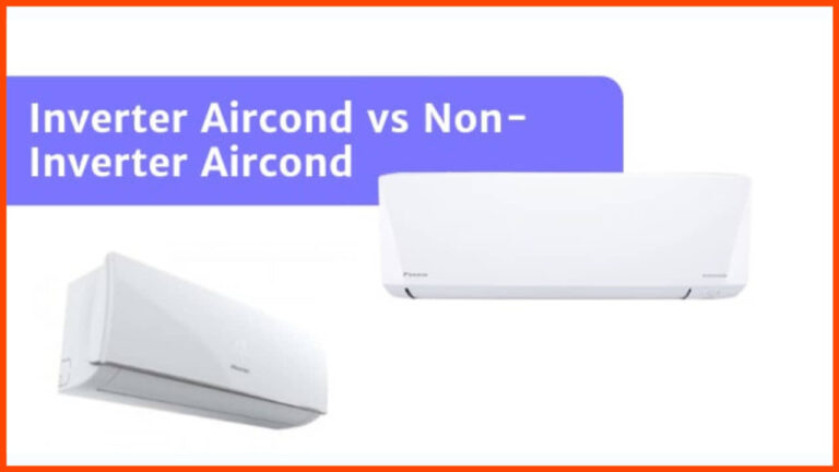 perbezaan aircond inverter vs non inverter