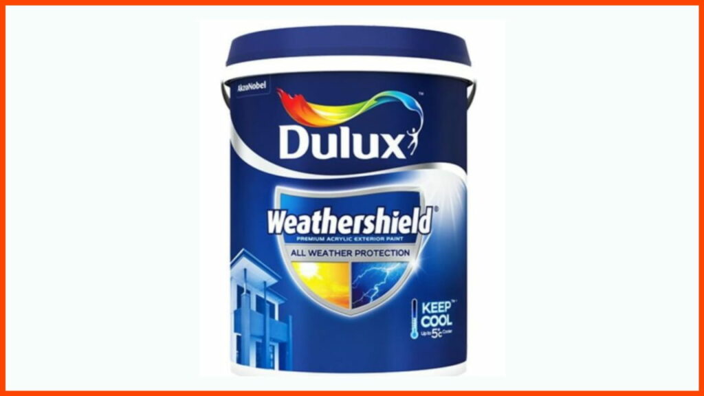 dulux weathershield exterior wall paint 1 liter