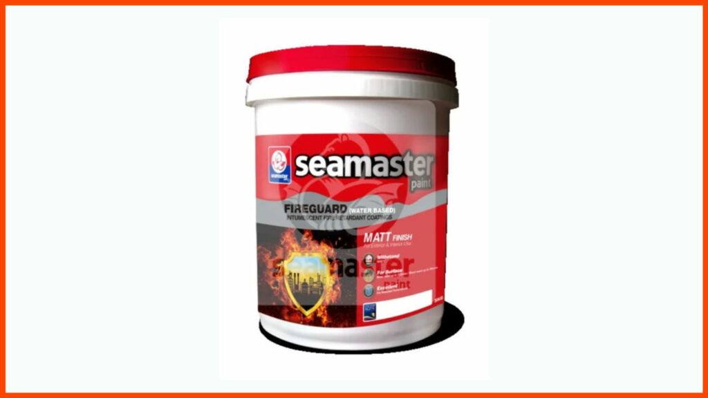 seamaster fire proof paint coating water base 6009w 5kg