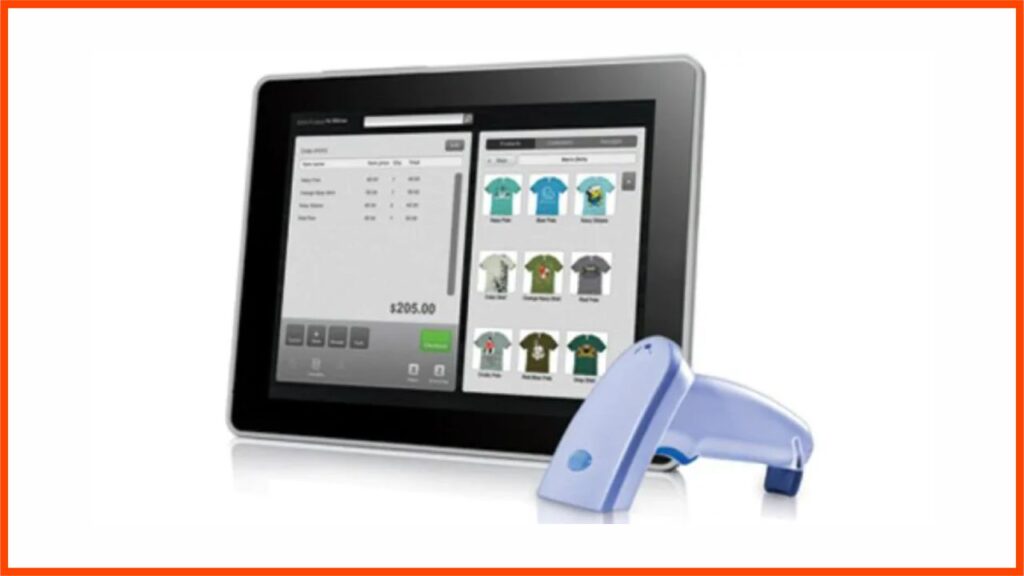 mobile cash registers on tablets