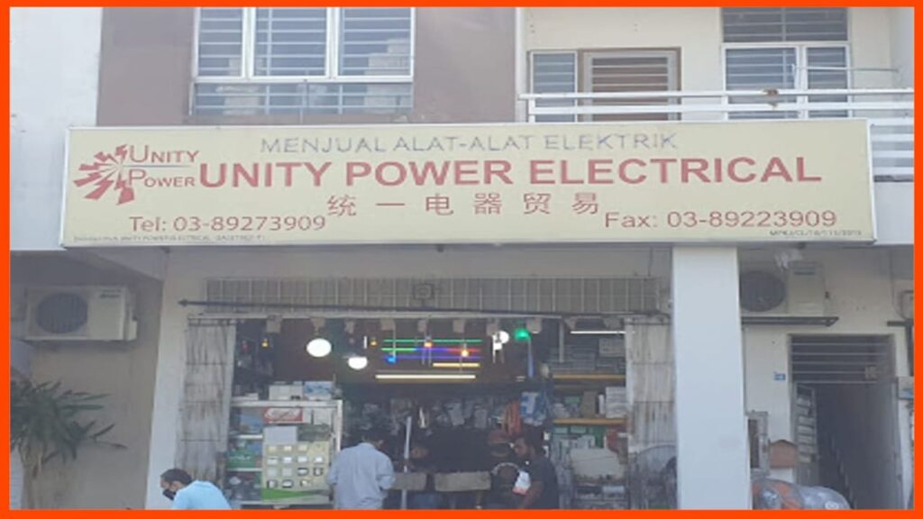 kedai elektrik unity power electrical
