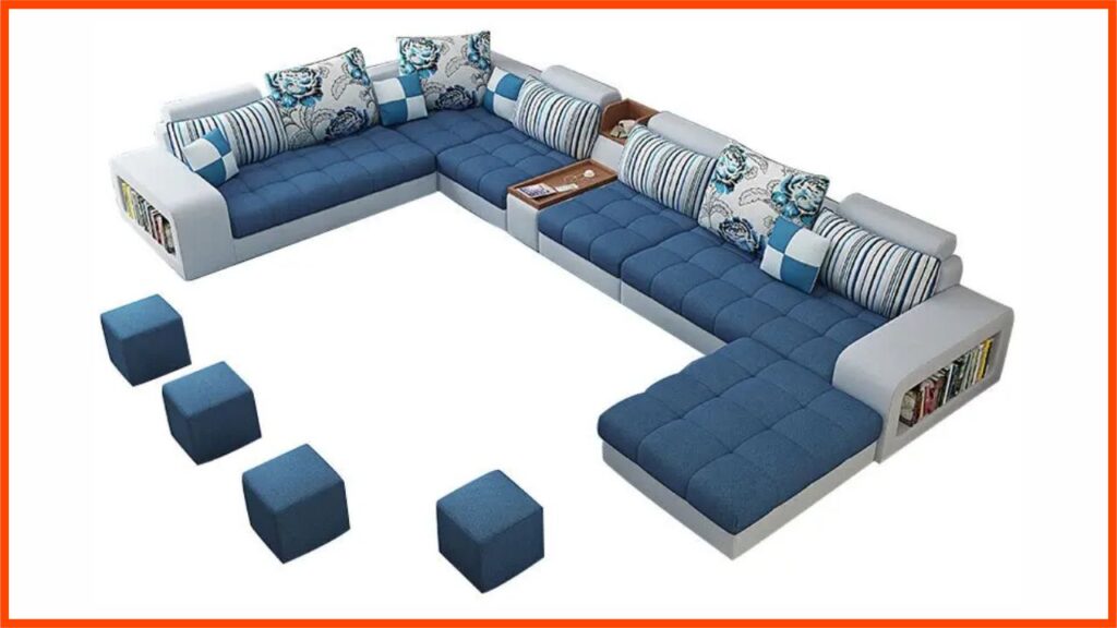 saiz dan harga set sofa moden sofa 7 tempat duduk