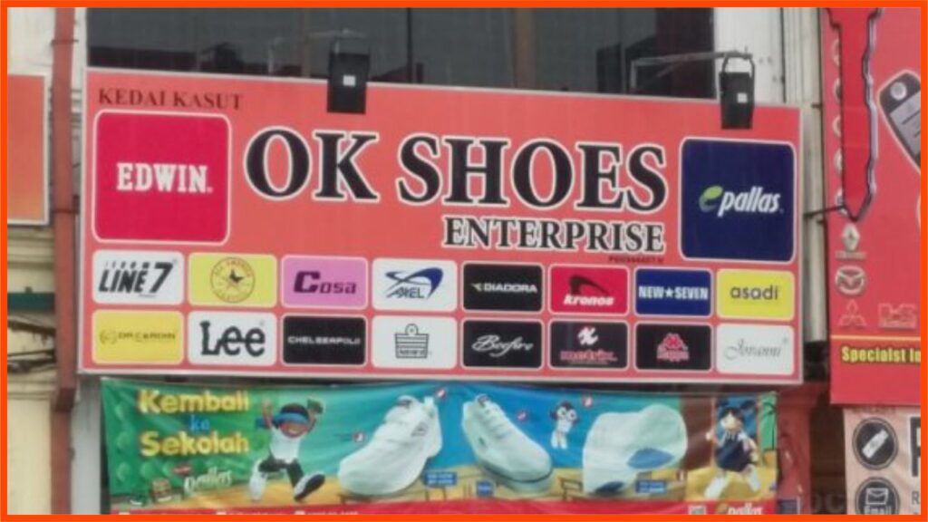 kedai kasut sungai petani ok shoes enterprise