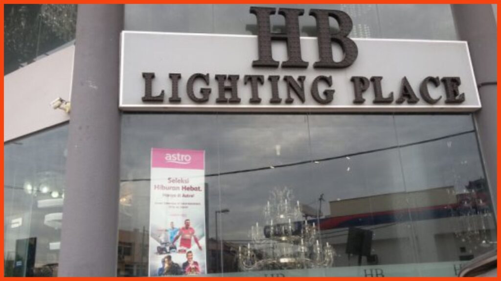 kedai lampu ipoh hb lighting place