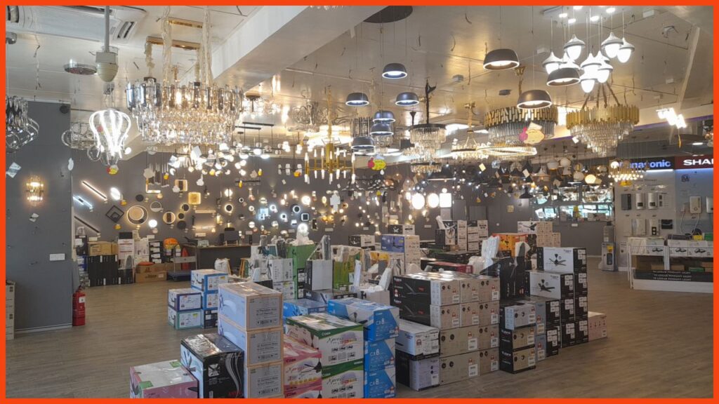 kedai lampu shah alam v home lighting sdn bhd (kota kemuning)