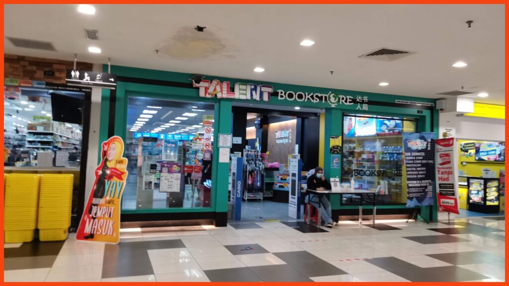 kedai buku popular johor bahru talent bookstore perling mall