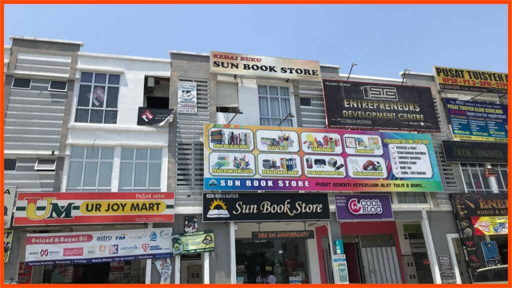 kedai buku popular klang sun book store