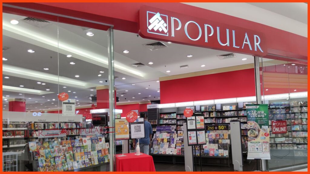 kedai buku popular melaka popular bookstore @ aeon mall bandaraya melaka