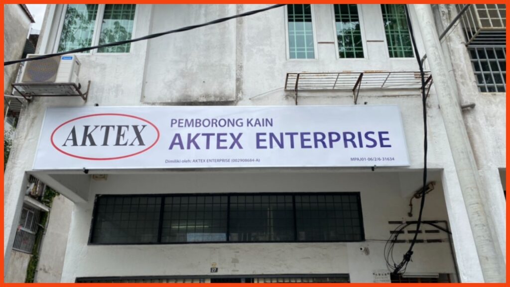 kedai kain pasang pemborong kain textile aktex enterprise