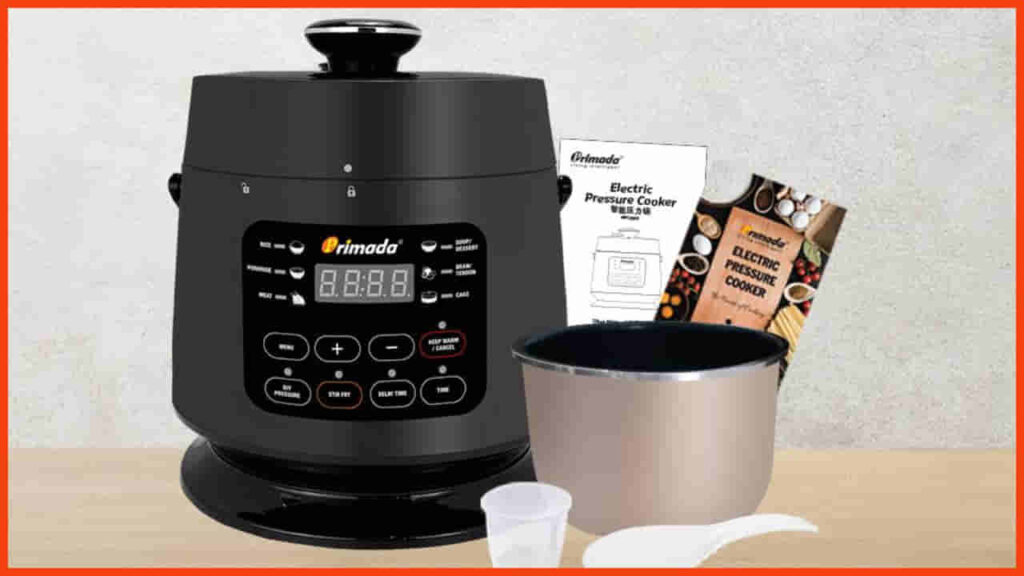 primada 3 litre electric pressure cooker mpc3060